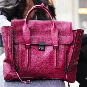 3.1 Phillip Lim Pashli Large Leather Satchel